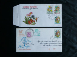 1980 1966 1967 & 1968 FDC (zaventem) & FDC Luchtballon   :" Gentse Floraliën VI - Floralies Gantoises VI " - 1971-1980