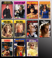 Fridge Magnets Lot 11 - QUENTIN TARANTINO COMPLETE MOVIE RETRO POSTER COLLECTION - Other & Unclassified