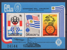 Uruguay 1975 Football Soccer World Cup, Olympic Games Montreal, US Bicentennial, UPU Centenary S/s MNH - 1978 – Argentine