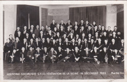 HARMONIE SOCIALISTE SFIO FEDERATION DE LA SEINE 1935 - Gewerkschaften