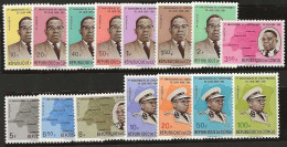 Republique Congo   .   OBP    .    430/444   .    **      .  Postfris  .   /   .   Neuf Avec Gomme Et SANS Charnière - Ongebruikt