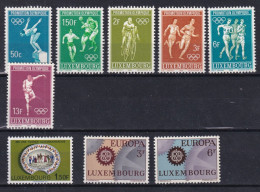 Timbres    Luxembourg Neufs ** Sans Charnières  1967-1968 - Unused Stamps