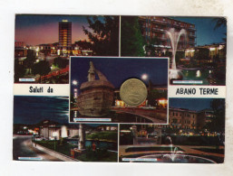 SALUTI DA ABANO TERME COLLI EUGANEI TERME  Viaggiata 1968 - Padova (Padua)