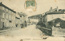 12)  SAINT AFFRIQUE -  Boulevard De La République  (  Hôtel Du Pont Neuf  ) - Saint Affrique