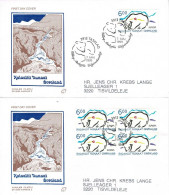 Greenland 1999.  Europa - CEPT;  Single And Block Of 4 On FDC (Populær Filateli). - 1999