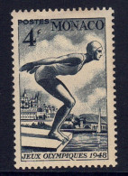 Monaco // 1948 // Jeux Olympiques De Londres , Natation Timbres Neufs** MNH  No. Y&T 323 - Ungebraucht