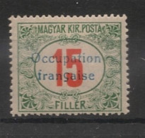 HONGRIE / ARAD - 1919 - Taxe TT N°YT. 9 - 15fi Vert Et Rouge - Neuf Luxe ** / MNH - Ongebruikt