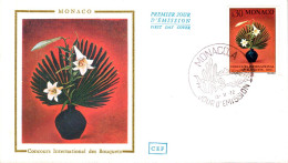 MONACO  FDC 1972 CONCOURS DE BOUQUETS - Other & Unclassified