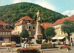 73103244 Suhl Thueringer Wald Waffenschmiede Denkmal Mit Dombergblick Suhl Thuer - Suhl