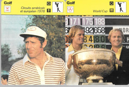 GF1630 - FICHES GOLF - GRAHAM MARSH - JACK NICKLAUS  JOHN MILLER - DAVID GRAHAM - VINCENT TSHABALALA - Other & Unclassified