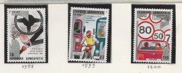 Grece N° 1598 à 1600 ** Année Européénne De La Circulation Routiére - Unused Stamps