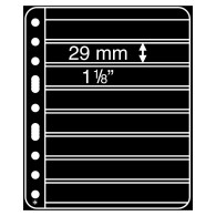 Leuchtturm Hüllen Schwarz Vario Plus 8S (5er Pack) 317817 Neu ( - Other & Unclassified