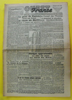 Journal L'Ouest France Du 14 Mars 1945. Guerre De Gaulle Berlin Indochine Rhin Hodges Esteva - Otros & Sin Clasificación