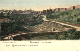 Jerusalem - Das Gihontal - Württ. Pilgerfahrt 1904 - Palästina