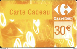 Carte Cadeau - Carrefour Verso 31/12/2009  - VOIR DESCRIPTION Avant Enchères -  GIFT CARD /GESCHENKKARTE - Cartes Cadeaux