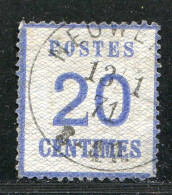 REF093 > FRANCE ALSACE LORRAINE < Yv N° 6 Ø Beau Cachet 1871 < Oblitéré Dos Visible - Used Ø - Used Stamps