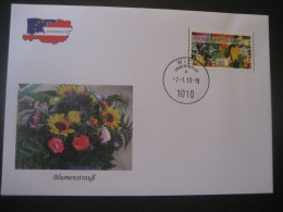 Österreich- FDC Sonder-Umschlag Blumenstrauß Automatenmarken Sonderpostamt 62 Ct., MiNr. 31.1 - Timbres De Distributeurs [ATM]