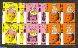 Netherlands 1996 Child Welfare 3v, Blocks Of 4 [+], Mint NH - Ongebruikt