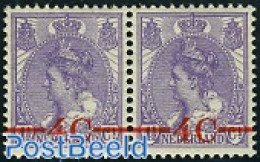 Netherlands 1921 Overprint Pair [:], Mint NH - Ungebraucht