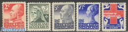 Netherlands 1927 Red Cross 5v, Unused (hinged), Health - History - Nature - Red Cross - Kings & Queens (Royalty) - Birds - Ungebraucht