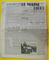 Journal Le Maine Libre Du 1 Mai 1945. Guerre Japon épuration Tito Pologne Herriot Bidault De Gaulle  Laval Mayenne - Altri & Non Classificati