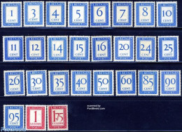 Netherlands 1947 Postage Due 27v, Unused (hinged), Various - Altri & Non Classificati