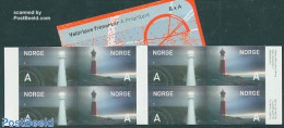 Norway 2005 Lighthouses Booklet, Mint NH, Science - Various - Weights & Measures - Stamp Booklets - Lighthouses & Safe.. - Ongebruikt