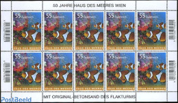 Austria 2007 Ocean House M/s (with 10 Stamps), Mint NH, Nature - Fish - Ongebruikt