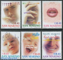 San Marino 2002 Wishing Stamps 6v, Mint NH, Various - Greetings & Wishing Stamps - Unused Stamps