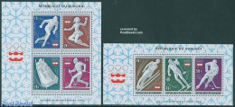 Burundi 1976 Olympic Winter Games 2 S/s, Mint NH, Sport - (Bob) Sleigh Sports - Ice Hockey - Olympic Winter Games - Sk.. - Winter (Varia)