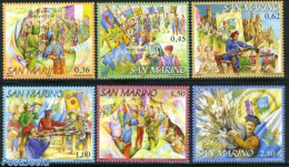 San Marino 2006 Crossbow Association 6v, Mint NH, Sport - Various - Sport (other And Mixed) - Folklore - Ungebraucht