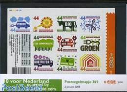 Netherlands 2008 Think Green, Act Green Presentation Pack 369, Mint NH, Nature - Science - Transport - Various - Cattl.. - Neufs