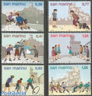 San Marino 2003 Amarcord, Games 6v, Mint NH, Various - Toys & Children's Games - Unused Stamps