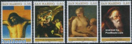 San Marino 2008 Returned Masterpieces Of Art 4v, Mint NH, Art - Nude Paintings - Paintings - Nuevos