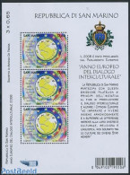 San Marino 2008 European Year Of Cultural Dialogue S/s, Mint NH, History - Europa Hang-on Issues - Ongebruikt