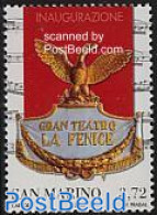 San Marino 2003 La Fenice 1v, Mint NH, Nature - Performance Art - Birds - Music - Staves - Theatre - Unused Stamps