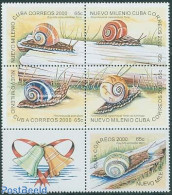 Cuba 2000 The Year 2000 5v+tab [++], Mint NH, Nature - Religion - Animals (others & Mixed) - Shells & Crustaceans - Ch.. - Ongebruikt