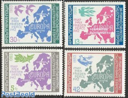 Bulgaria 1983 European Safety Conference 4v, Mint NH, History - Various - Europa Hang-on Issues - Maps - Unused Stamps