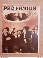 Copertina Pro Familia Del 1938 Londra Maria José Del Belgio Ospedale Italiano - Sonstige & Ohne Zuordnung