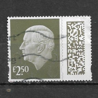 GB 2024 KC Lll £2.50  MACHIN BAR CODE DEFINITIVE - Gebruikt