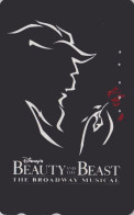 Télécarte JAPON / 110-173139 - DISNEY - FILM BEAUTY & THE BEAST ** BROADWAY MUSICAL ** - Movie JAPAN Free Phonecard - Disney