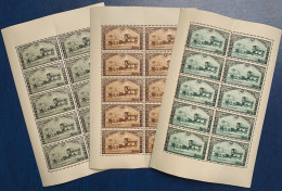 België, 1935, F407/409, Postfris **, Zeer Licht Geplooid, OBP 175€ - 1931-1950