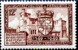 121108 MNH FRANCIA 1949 6 CENTENARIO DE LA INTEGRACION DE DAUPHINE - Autres & Non Classés