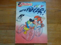 JOURNAL MICKEY BELGE N° 402 Du 19/06/1958 COVER MICKEY FAIT LE TOUR - Journal De Mickey