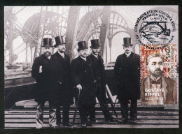 SAINT PIERRE ET MIQUELON (2023) Carte Maximum Card - Gustave Eiffel 1832-1923, Tour Eiffel - Cartes-maximum