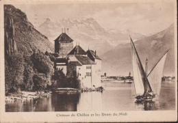 Château De Chillon Et Dents Du Midi ⵙ LAUSANNE+COLOMBIER 18.lX.17 Zum: 125lll, Mi: 113lll - Veytaux