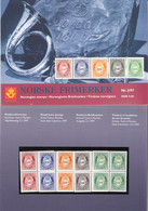 Norway 1997 Definities, Posthorn, øre-stamps,  Mi  1237-1241 X 4 In Folder - Lettres & Documents