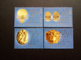 VATIKAN MI-NR. 1386-1389 POSTFRISCH(MINT) GOLDEXPONATE 2001 - Unused Stamps