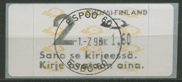 Finnland ATM 1993 Posthörner Einzelwert ATM 12.6 Z2 Gestempelt - Machine Labels [ATM]