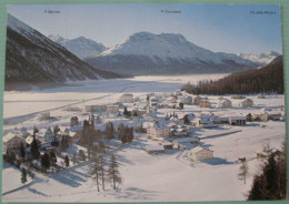 Bever (GR) - Winterpanorama Gegen Piz Bernina Piz Corvatsch Und Piz Della Margna - Bever